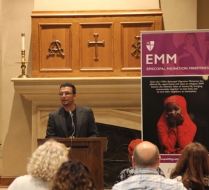 Dr. Heval Kelli speaking at Love God, Love Neighbor Atlanta